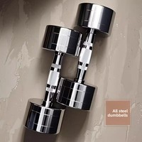 Haltères Juxing JX-001 en acier pur électroplaqué avec poignée en arc pour hommes, femmes, enfants, usage domestique, 1-10 kg, équipement de fitness