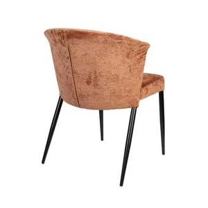 <span class=keywords><strong>Chaise</strong></span> <span class=keywords><strong>de</strong></span> salle à manger empilable en velours capitonné au design minimaliste contemporain pour la maison, le salon et l'hôtel - Product Image 4