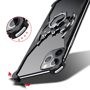 Nuevo 360 grados <span class=keywords><strong>de</strong></span> rotación bate anillo <span class=keywords><strong>de</strong></span> Metal <span class=keywords><strong>de</strong></span> aluminio teléfono caso <span class=keywords><strong>de</strong></span> cubierta <span class=keywords><strong>de</strong></span> parachoques para <span class=keywords><strong>iPhone</strong></span> 11 Pro - Product Image 3
