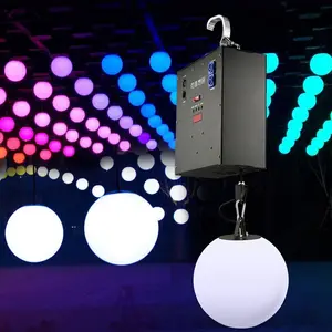 무대 조명 RGB 다채로운 DMX LED 리프트 볼 시스템 색상 LED 운동 조명 디스코 결혼식