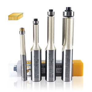 A0201 2 Flute Carbide Flush Trim <strong>Router</strong> <strong>Bit</strong> 1/4 Shank Trim Straight <strong>Router</strong> <strong>Bit</strong> with Bearings <strong>Cnc</strong> <strong>Bit</strong> Arden <strong>Tools</strong> - Product Image 5