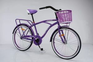 Bicicleta Urbana de Acero Personalizada de 26 Pulgadas para <span class=keywords><strong>Hombre</strong></span> y Mujer, Bicicleta de Playa de Una Velocidad, Barata de Fábrica - Product Image 3