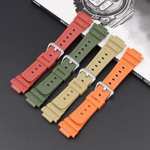 Vente flash - Bracelet de montre de remplacement 16 mm en caoutchouc TPU pour <span class=keywords><strong>Casio</strong></span> GA2100/DW-6900/GW-<span class=keywords><strong>M5610</strong></span>/DW-5600E/9052 - Product Image 5