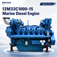 Prix d'usine SCDC Baudouin Série 12M33 735 kW 1000 ch 1500 tr/min Moteur marin 12M33C1000-15 pour bateau de pêche, bateau de travail, remorqueur