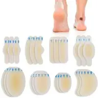 Factory 17*60mm Blister Plaster Hydrocolloid Dressing Protect Foot Blister Wound High Heels Anti-wear Heel Stickers