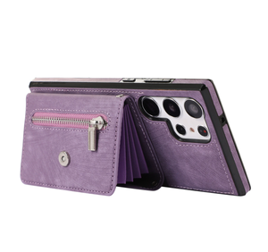 Funda de Cuero de Lujo Estilo Ejecutivo para Teléfono con Correa de Muñeca y Correa Larga para el Hombro para Samsung S23 S24ULTRA - Product Image 4