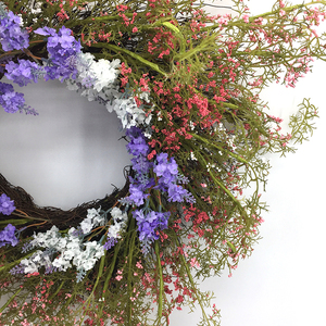 Spring <strong>Small</strong> Decoration Flowers Wedding Greenery Garland <strong>Wreath</strong> - Product Image 3