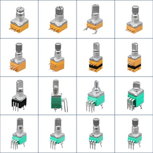 Potenciómetro Rotatorio RK097 de 9MM WH9011A 100K 10K 20K SOUNDWELL, Potenciómetro a Prueba de Polvo con Pin Curvo de 15MM y Eje Ranurado - Product Image 5