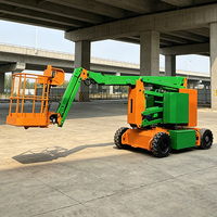 Nouvelle Plateforme de Travail Aérien Articulée Électrique Autopropulsée Jiubang Shandong 12M avec Flèche Hydraulique et Garde au Sol de 0,3m
