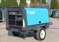 Compresseur diesel mobile de perçage de vis série PDS utilisé dans les mines de marque Airman 266KW