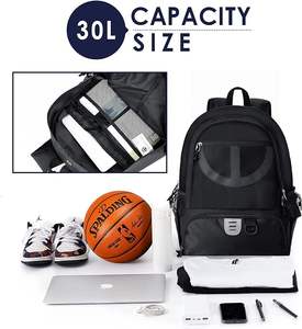 Free Sample Custom Logo Basketball <b>Backpack</b> <b>Waterproof</b> Large Capacity Outdoor <b>Backpack</b> Drawstring Sport Basketball Bag - Product Image 6