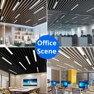 Thương mại trong nhà LED Batten Đen Flush núi trần mặt dây chuyền với tuyến tính ánh sáng lịch thi đấu cao cấp chiếu sáng trong nhà - Product Image 3