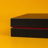 Boîte rigide de luxe en gros avec couvercle et base, avec séparateur de compartiments, logo personnalisé imprimé, emballage cadeau en carton rigide