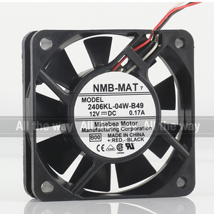NMB 60X60X15MM 6015 6ซม. ระบบขับเคลื่อนสองทาง, พัดลมระบายความร้อน<span class=keywords><strong>2406KL</strong></span>-<span class=keywords><strong>04W</strong></span>-<span class=keywords><strong>B49</strong></span>สาย3เส้นปริมาณอากาศสูง5V 24V 48V DC 12V AC EC - Product Image 2