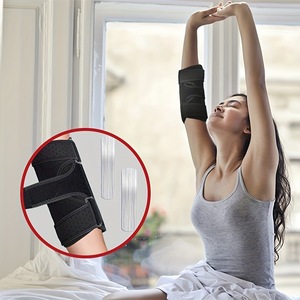 Toptan Ayarlanabilir Stabilizatör Çift Destekli Golfçü Dirseği Rahatlatıcı Cırtcırtlı Spor Destekli Dirsek Bandajı - Product Image 6