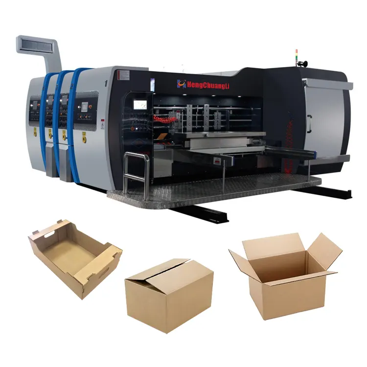 HCL Carton Printing Slotting Die-Cutting Machinery Corrugated Flexo Printing Machine