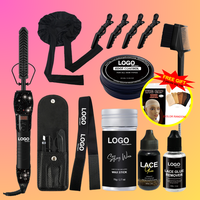 Bâton de cire de colle de dentelle personnalisé kit d'installation de perruque en spray fondant produits d'entretien des perruques pour perruques