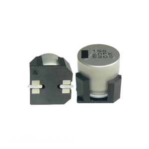 Distribuidor Autorizado AFK227M16E16VT-F Condensador de Superficie de Aluminio 220UF 20% 16V SMD 220 uF - Product Image 1