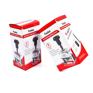 Sello de numeración de dígitos de impresión clara de acero inoxidable de garantía de calidad Foska para certificados y licencias - Product Image 6