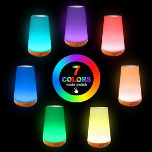 โคมไฟตั้งโต๊ะ LED ปรับความสว่างได้ สไตล์โมเดิร์น พร้อมรีโมทคอนโทรล ชาร์จไฟได้ผ่าน USB แสงสีขาวนวลหลากสี รับประกัน 1 ปี - Product Image 1