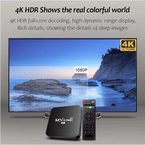 جهاز تلفزيون ذكي MXQ Pro أندرويد 13 4K HD 3D فيديو مسرح منزلي G & 265G دعم 5G h.<span class=keywords><strong>tv</strong></span> مجموعة جهاز تلفزيون - Product Image 4