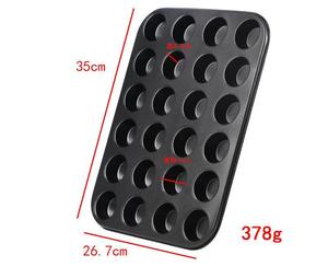 Molde antiadherente para hornear tartas, <span class=keywords><strong>Mini</strong></span> molde para hornear pasteles, 24 pares - Product Image 6
