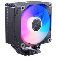 SNOWMAN T6V4D 120mm ARGB 5V 4Pin CPU pendingin menara 6 panas-pipa Intel LGA 775 1150 AM2 AM3 AM4 casing komputer 3Pin Power