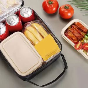 Large Capacity <b>Insulated</b> <b>Lunch</b> Bag, Aluminum Foil Thickened Waterproof Portable <b>Lunch</b> <b>Box</b> Bag for Students Office Workers - Product Image 4