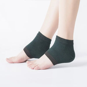 Calcetines de gel de malla para talón, tejidos, antideslizantes, anti-agrietamiento, herramienta para el cuidado de los pies, transpirables, absorbentes del sudor, medias cómodas con gel para el talón - Product Image 2