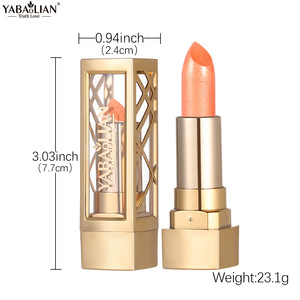 Rouge à lèvres YABAOLIAN Shimmer 3,5g, stick hydratant de luxe, taille standard - Product Image 5
