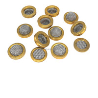 20 hingga 635 Mesh Wrapped Edge 304 316L Stainless Steel Woven Wire Mesh Filter Disc untuk Filtrasi Oli Industri