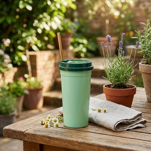 Reusable PP Plastic <b>Cup</b> with Lid Food Grade <b>Cold</b> Drink Tumbler Colorful Iced Coffee Smoothies Shaker Bottles - Product Image 1