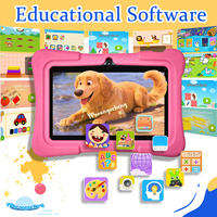 YPORANGECHENG Tablet Edukasi Android 12 Baru 7-Inci untuk Anak-Anak 2GB+32GB MTK Quad Core Baterai 3000mAh Wi-Fi 1024x600 Garansi 1 Tahun