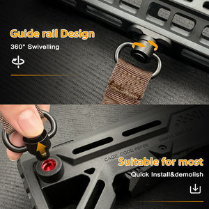 ซองหนังสติ๊กแบบพกพาสำหรับล่าสัตว์2จุดปรับได้สายไนลอนทนทานตะขอโลหะปล่อยเร็ว QD - Product Image 6