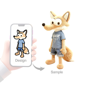 Prix usine conception personnalisée dessin animé peluche film personnage <span class=keywords><strong>renard</strong></span> jouets en peluche Super doux PP coton soulagement du Stress enfants - Product Image 2
