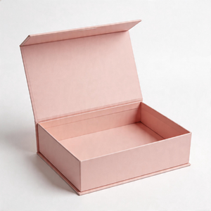 Boîte cadeau en papier noir magnétique personnalisée de luxe, recyclable, pliable, rigide, avec couvercle magnétique - Product Image 3