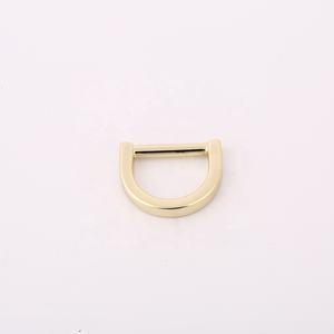 Custom Luxe Milieuvriendelijke Zinklegering RVS <span class=keywords><strong>D</strong></span> <span class=keywords><strong>Ring</strong></span> Half Ronde Lijn Voor Lederen Handwerk En Tasel Accessoires - Product Image 6