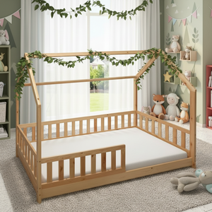 [En gros] Lit bébé en bois massif certifié CE pour projets - Lits pour enfants en bois de pin durable de qualité supérieure GF1 pour un sommeil confortable - Product Image 5