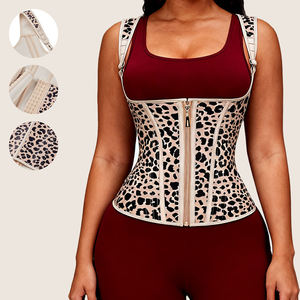 LANGQIN <b>Women's</b> Firm Control Breathable <b>Latex</b> Waist Cinchers Adjustable Shoulder Straps Black Sizes XS-3XL for Everyday Use ODM - Product Image 4