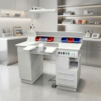 Estación de Trabajo Dental X-TYPE1 Modular y Desmontable con Certificación CE ISO para Técnico de Laboratorio Dental Individual