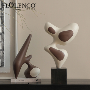 Moderne, Kreative, Abstrakte Menschliche Holzmaserung-Ornament-Dekoration, Kunstharz-Kunsthandwerk-Figur für das Wohnzimmer - Product Image 2