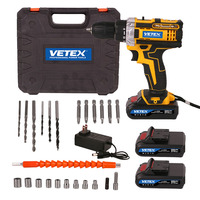 Perceuse sans fil à moteur sans balais avec batterie au lithium 21V, couple élevé, pour la construction et l'entretien domestique, approvisionnement en gros centralisé