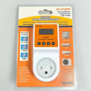 Protector de Voltaje Digital Ke 2166p 16A 220V, Protección Contra Sobretensiones para Aire Acondicionado y Electrodomésticos - Product Image 1
