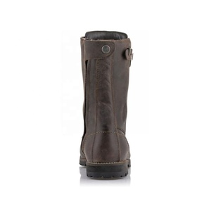 Stivali da Cowboy in pelle di vacchetta marrone-protezione per la caviglia Motocross-accessori per <span class=keywords><strong>moto</strong></span> da corsa da <span class=keywords><strong>uomo</strong></span> stivale con lacci
