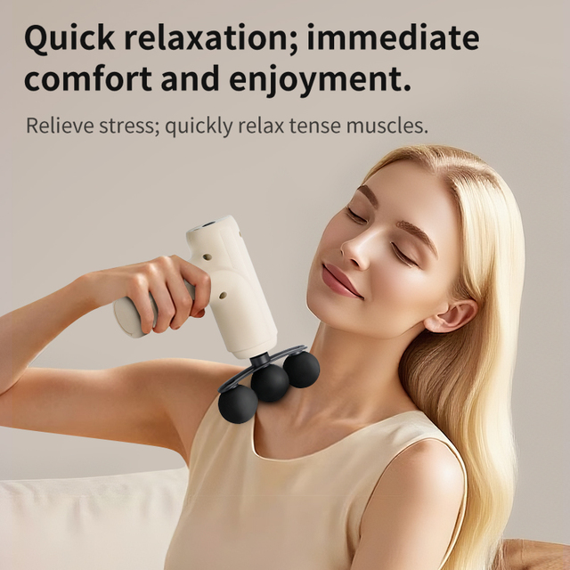 OEM/ODM Rechargeable 3200 RPM 6-Speed Adjustable 1200mAh Battery Mini Portable Massage Gun Timing Control for Body Muscle Fascia