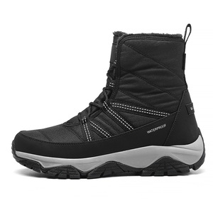 Bottes de neige d'extérieur pour femmes, imperméables, chaudes, antidérapantes, résistantes à l'usure, bottes de montagne pour hommes, chaussures de <span class=keywords><strong>ski</strong></span> en peluche - Product Image 1