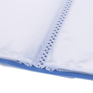 Deli Clear Book <b>Document</b> Organizer <b>A4</b> Size 10 20 30 40 60 80 100 Pockets Office Storage <b>Folder</b> Standing Type - Product Image 3