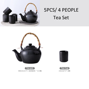 FENN Wholesale Restaurant Used Vintage Black Japanese Porcelain Custom <strong>Tea</strong> <strong>Set</strong> <strong>Tea</strong> <strong>Pot</strong> <strong>Sets</strong> with <strong>Tea</strong> Cup for Hotel - Product Image 6