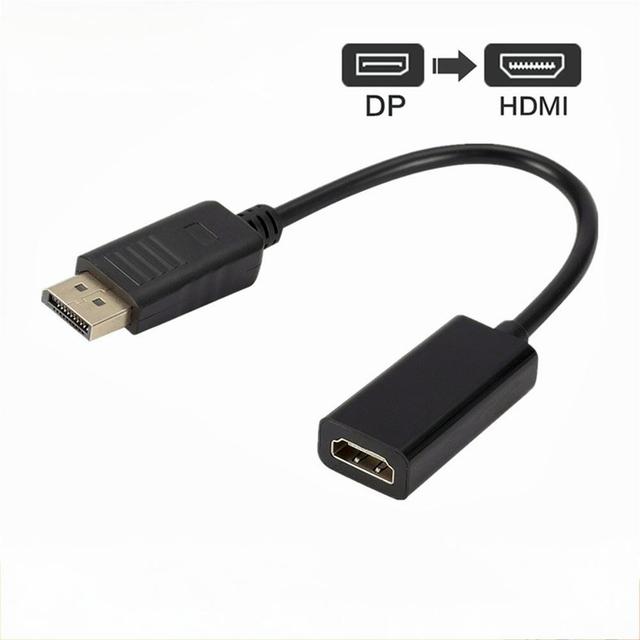 High-Definition DP to for HDTV Adapter Cable Converter for Computer Projectors TVs to Laptop Monitors Connector Accessory