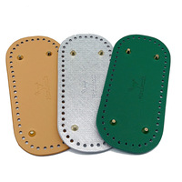 Fond de sac en cuir, accessoires en cuir faits à la main, plaque inférieure, base de sac, rivet tissage en cuir PU de haute qualité bricolage en gros